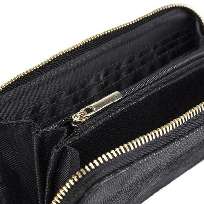 Portfel damski skórzany KEMER SOLIER P05 Czarny Wąż - min. zamówienie 20 / 50 / 100 szt.