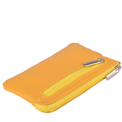 Etui na klucze skórzane KEMER ETK Żółte - min. zamówienie 20 / 50 / 100 szt.