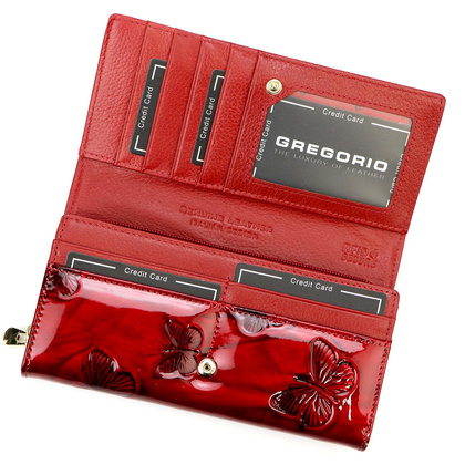 Portfel damski skórzany PELLUCCI BTS-106 Niebieski