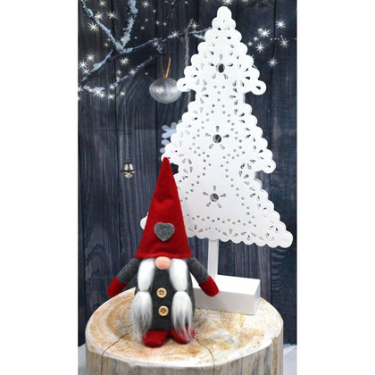 SKRZAT DEKORACYJNY Z SERDUSZKIEM 20CM GIRL