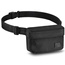 Materiałowa saszetka biodrowa KEMER SOLIER SN02 Czarna - min. zamówienie 20 / 50 / 100 szt.