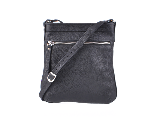 Torebka damska skórzana KEMER R238 Czarna - min. zamówienie 20 / 50 / 100 szt.