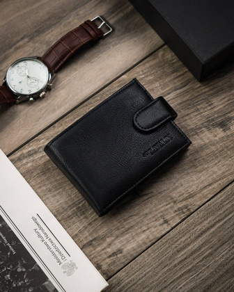 Portfel meski z klipsem na banknoty