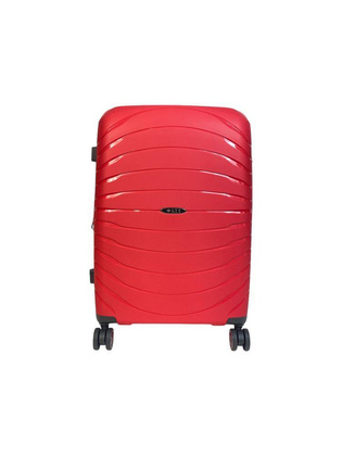 LYS Paris Salvador Średnia twarda różowa walizka na kółkach 66 cm