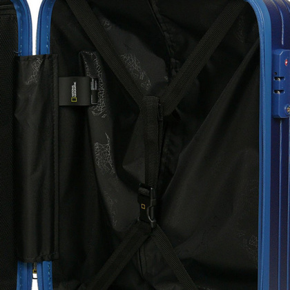 Mała kabinowa walizka NATIONAL GEOGRAPHIC Pulse Niebieska