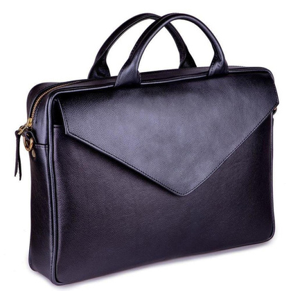 Teczka damska na laptop 15.4 KEMER SOLIER FL15 Czarna - min. zamówienie 20 / 50 / 100 szt.