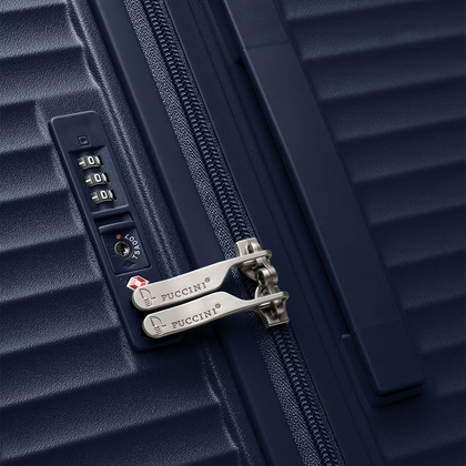 Mała kabinowa walizka PUCCINI MONTE CARLO PC036C 7A Granatowa