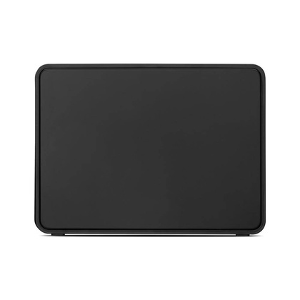 Chlebak prostokątny stal polerowana/czarny 163463