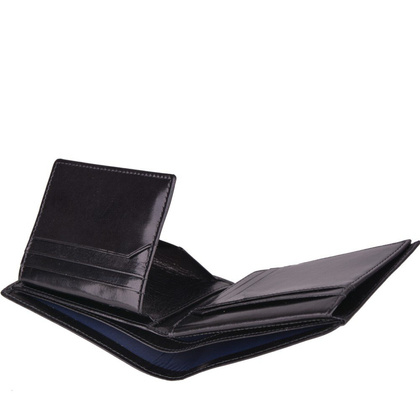 Portfel męski skórzany KEMER M 23 Czarny - min. zamówienie 20 / 50 / 100 szt.