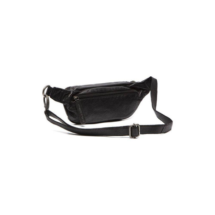 Saszetka / nerka skórzana Valencia Czarna - min. zamówienie 20 / 50 / 100 szt.