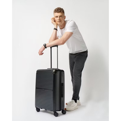 Średnia walizka PUCCINI DALLAS PC034B 1 Czarna