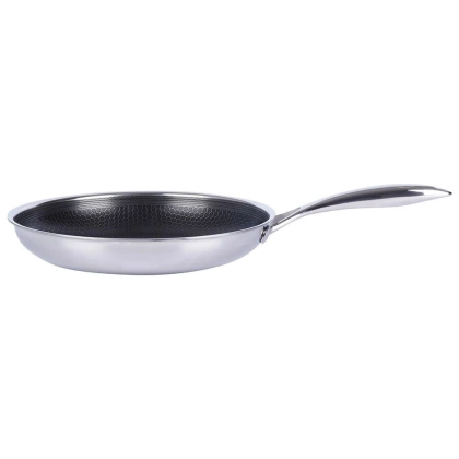 Patelnia stalowa nieprzywierająca premium COOKCELL HYBRYD 28 cm