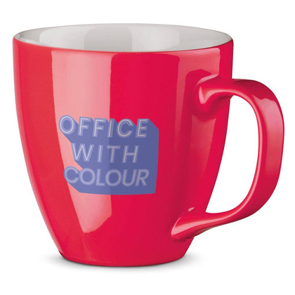 PANTHONY. Porcelanowy kubek z hydroglazurą o pojemności 450 ml