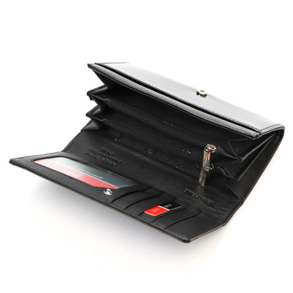 Pierre Cardin Duży skórzany portfel damski