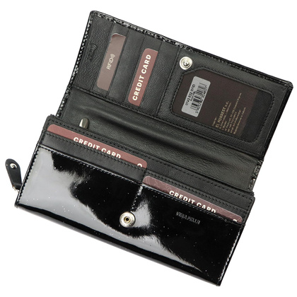 Portfel damski skórzany PELLUCCI 0743-57 RFID Czarny