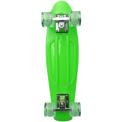 Deskorolka Plastikowa 22" Enero Zielona Led