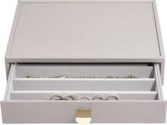 Szkatułka na naszyjniki Stackers classic taupe z szufladą