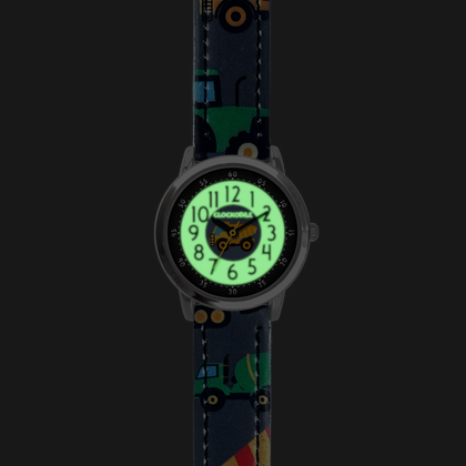 CLOCKODILE Granatowy chłopięcy zegarek KOPARKI