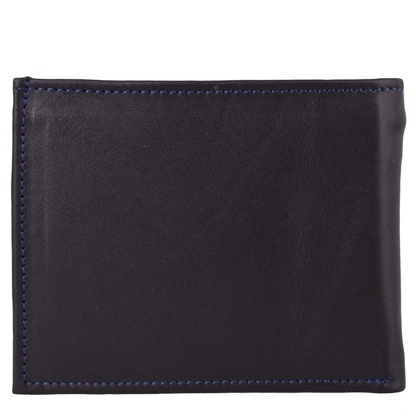 Portfel męski skórzany KEMER P29N LK Czarny / Granatowy - min. zamówienie 20 / 50 / 100 szt.