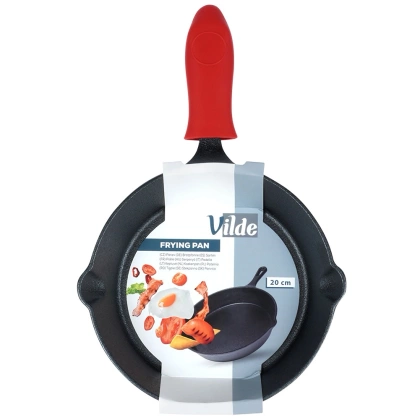 Patelnia żeliwna z nakładką silikonową CAST LINE 20 cm