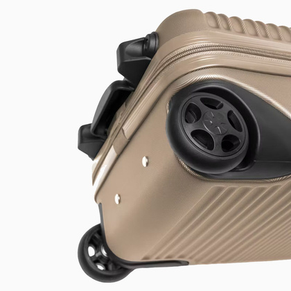 Mała kabinowa walizka PUCCINI ANTALYA ABS028D 6C Złota