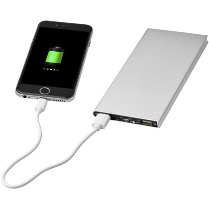 Aluminiowy powerbank Plate 8000 mAh