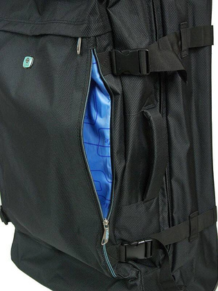 Torba podróżna na kołach DIELLE Czarna