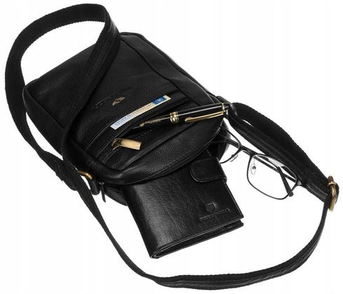 Skórzana torba męska na ramię