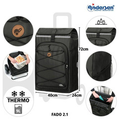 Torba na stelaż wózka zakupowego ANDERSEN Fado 2.1