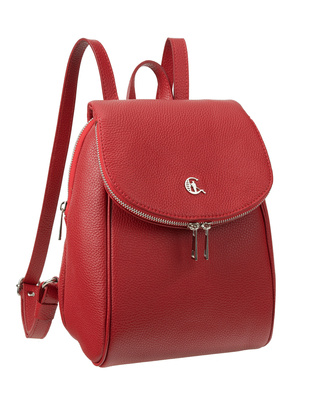 Mały plecak Canaletto z groszkowanej skóry licowej – elegancja i funkcjonalność PD455s92