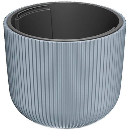 DONICZKA DO KWIATÓW MILLY ŚR 24CM JASNY SZARY