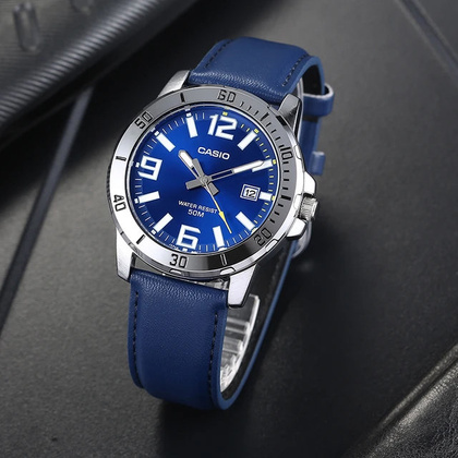 ZEGAREK MĘSKI CASIO MTP-VD01L-2BV (zd169a) + BOX