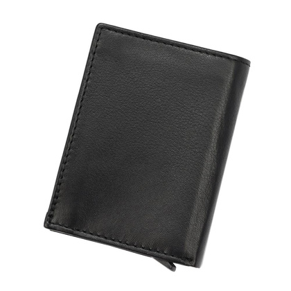 Skórzany męski portfel Renato Balestra PDK175-82 czarny