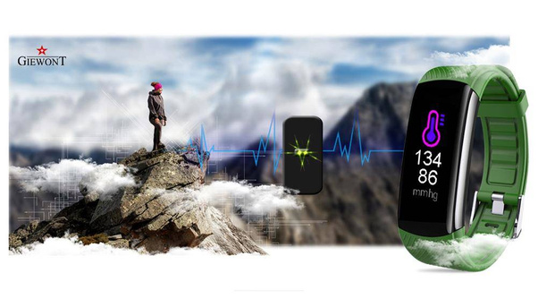 Smartband Giewont GW200-5 + Dodatkowy pasek zielony