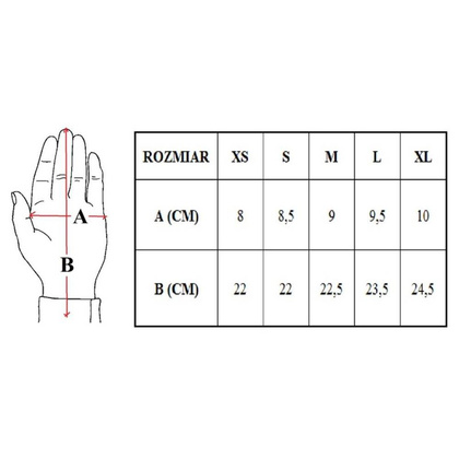 Rękawiczki Jogging Xl Vizari