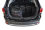 MITSUBISHI OUTLANDER 2012+ TORBY DO BAGAŻNIKA 5 SZT KJUST