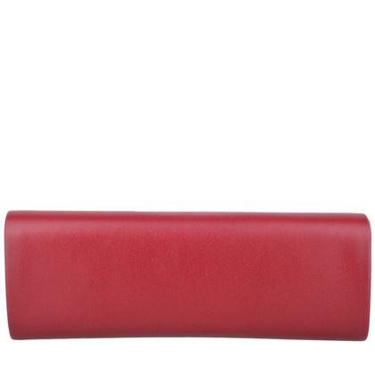 Etui na okulary skórzane KEMER OK2 Bordo - min. zamówienie 20 / 50 / 100 szt.