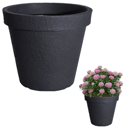 Doniczka donica okrągła ogrodowa zewnętrzna duża 43x48,5 cm