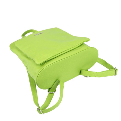 Średniej wielkości plecak z naturalnej, włoskiej skóry bydlęcej