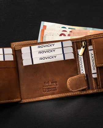 Portfel skórzany męski N992-CHM