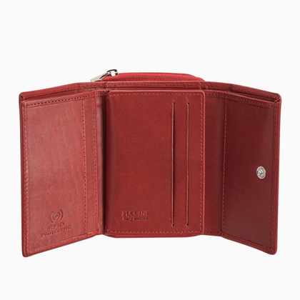 Portfel damski skórzany PUCCINI ROME CR1936 3 Czerwony