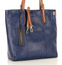 MARCO MAZZINI Elegancka torba skórzana sustainable leather bag granatowa - min. zamówienie 20 / 50 / 100 szt.