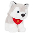 Trooper, pluszowy pies husky UPOMINKARNIA Szary