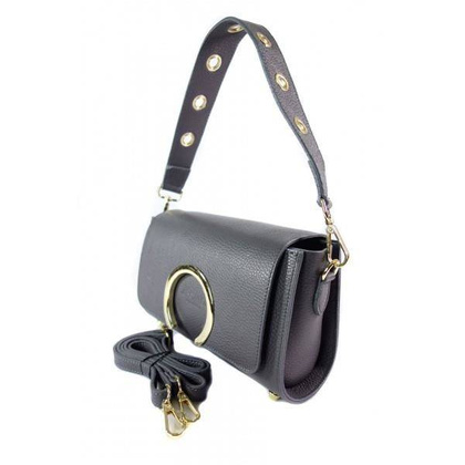 Listonoszka La Bomba złote okucia Szara LB134G