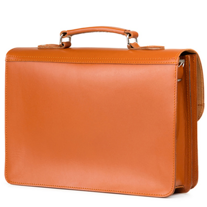 TECZKA SKÓRZANA 2W1 KEMER VOOC Vintage P112 RUDA