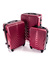 Zestaw 3 walizek PELLUCCI RGL 663 Bordowe