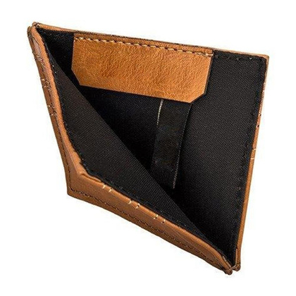 Skórzany portfel wizytownik męski KEMER SOLIER SA13 Brąz - min. zamówienie 20 / 50 / 100 szt.