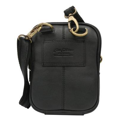 Skórzana listonoszka-saszetka męska na ramię