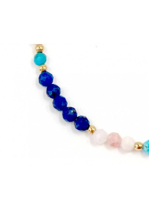 Bransoletka Lapis 925