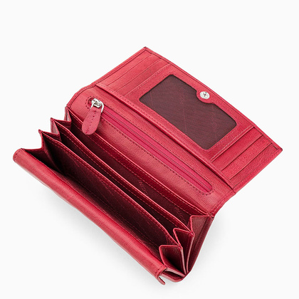 Portfel damski skórzany PUCCINI COMO CO1958 3 Czerwony